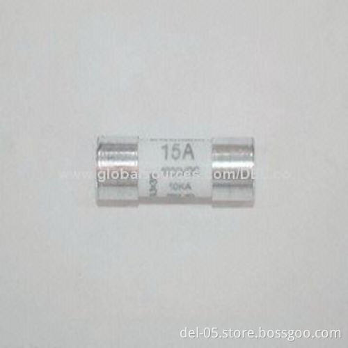 Fast-acting 10.3 x 38mm Ceramic Tube Fuse with 1 to 30A/250V Power Supply, CE-certified